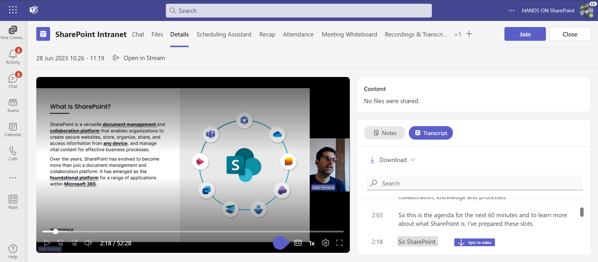 Replace a Microsoft Teams meeting recording